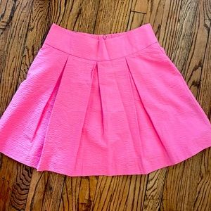Lauren James large pink pleated skirt NWT